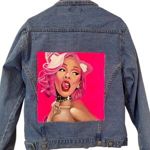 DOJA CAT Hand Painted Jean Jacket